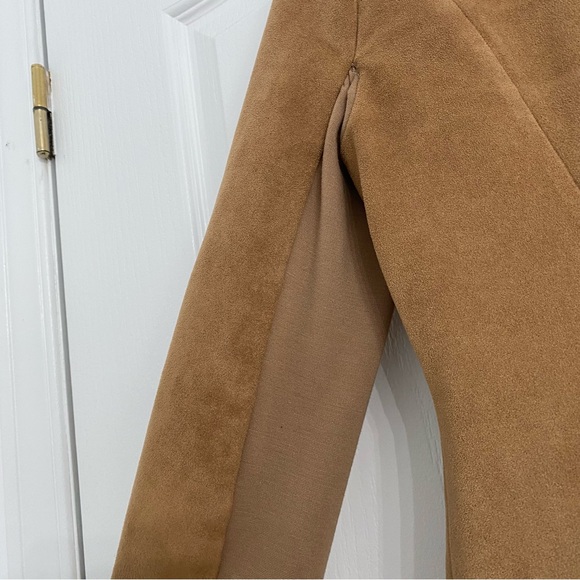BCBGMAXARIA | Tan suede soft jacket - Picture 4 of 7
